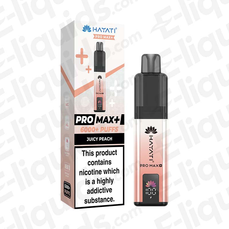 Hayati Pro Max+ 20mg Prefilled Pod Kit Juicy Peach