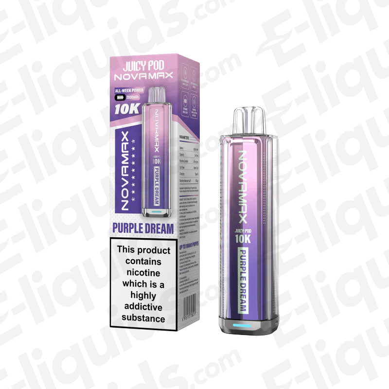 Juicy Pod Novamax 10K Purple Dream Prefilled Pod Kit