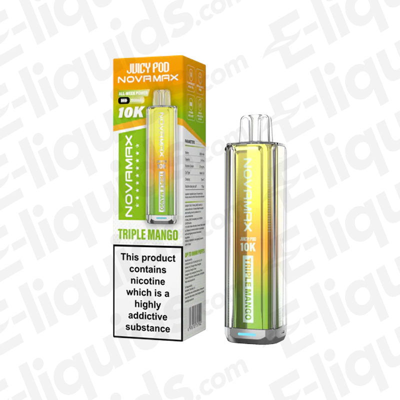 Juicy Pod Novamax 10K Triple Mango Prefilled Pod Kit
