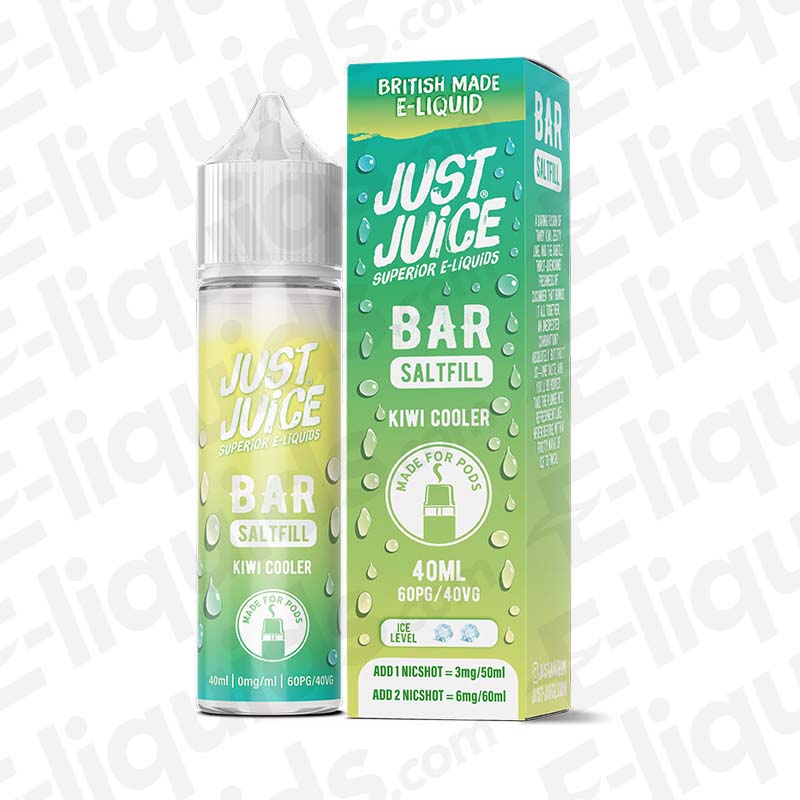 Just Juice Bar Saltfill Kiwi Cooler 40ml Longfill