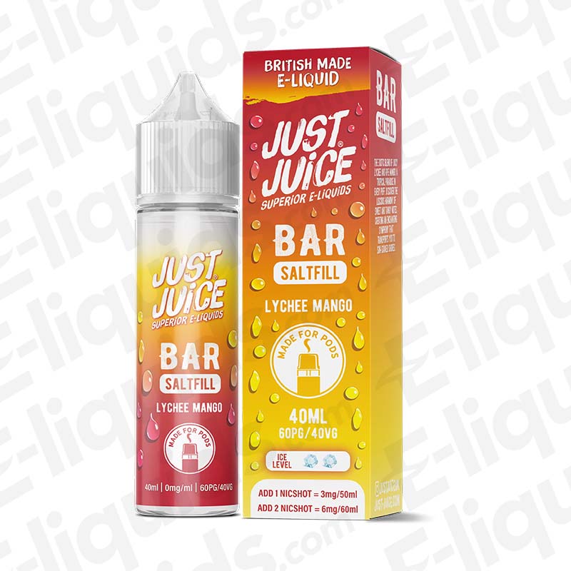 Just Juice Bar Saltfill Lychee Mango 40ml Longfill