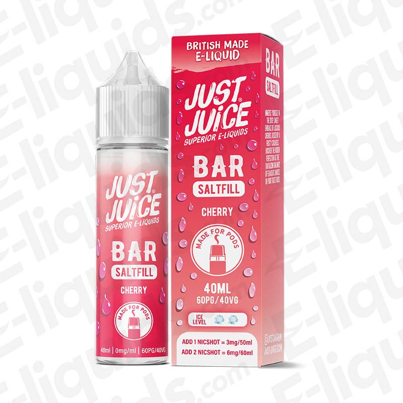 Just Juice Bar Saltfill Cherry 40ml Longfill
