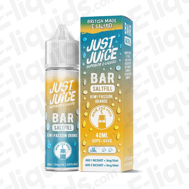 Just Juice Bar Saltfill Kiwi Passion Orange 40ml Longfill