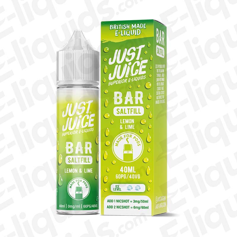 Just Juice Bar Saltfill Lemon & Lime 40ml Longfill