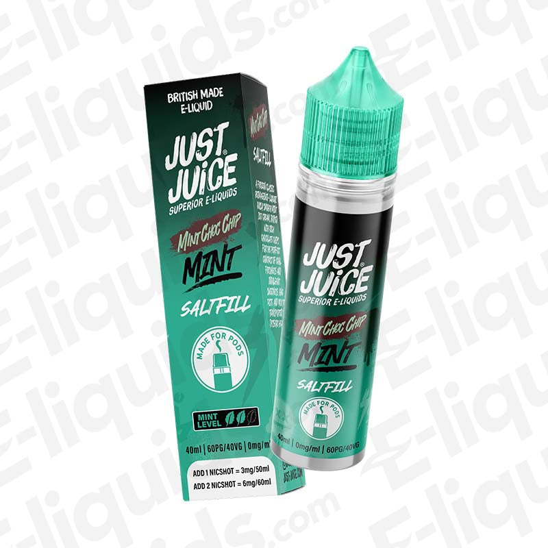 Just Juice Bar Saltfill Mint Choc Chip 40ml Longfill