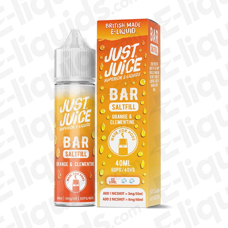 Just Juice Bar Saltfill Orange & Clementine 40ml Longfill