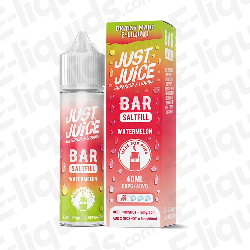 Just Juice Bar Saltfill Watermelon 40ml Longfill