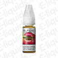 ELFLIQ Kiwi Passionfruit Guava Nic Salt E-liquid bottle with vibrant packaging, 10ml size, showcasing tropical fruit flavors.
