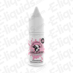 Strawberry Milkshake Deluxe Nic Salt E-liquid by The Lancashire Creamery