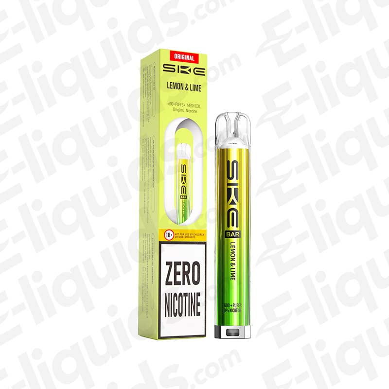 SKE Bar 600 0mg Lemon & Lime Prefilled Pod Kit
