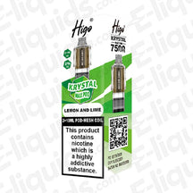 Higo Krystal Max Lemon and Lime 20mg Prefilled Pods