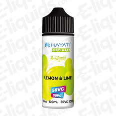 Hayati Pro Max 50/50 Lemon and Lime 100ml Shortfill E-liquid