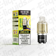 SKE Bar 15K 20mg Prefilled Pods Lemon and Lime