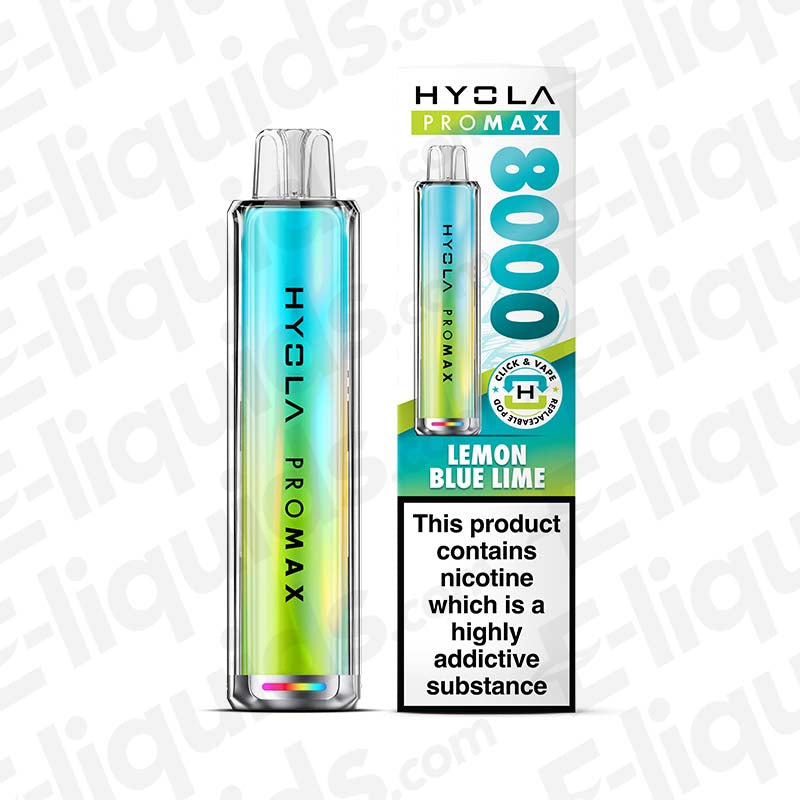 Hyola Pro Max 8000 20mg Prefilled Pod Kit Lemon Blue Lime