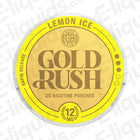 Lemon Ice Gold Rush 12mg Nicotine Pouches by Gold Bar