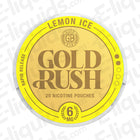 Lemon Ice Gold Rush 6mg Nicotine Pouches by Gold Bar