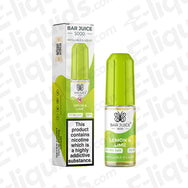 Lemon Lime Nic Salt E-liquid by Bar Juice 5000 in a green 10ml bottle with sleek packaging.