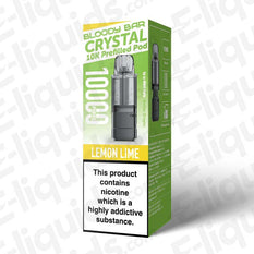 Bloody Bar Crystal 10K 20mg Prefilled Pods Lemon Lime