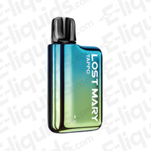 Lost Mary Tappo Pod Kit Vape Device with sleek design, rechargeable battery, and replaceable pods for economical vaping.