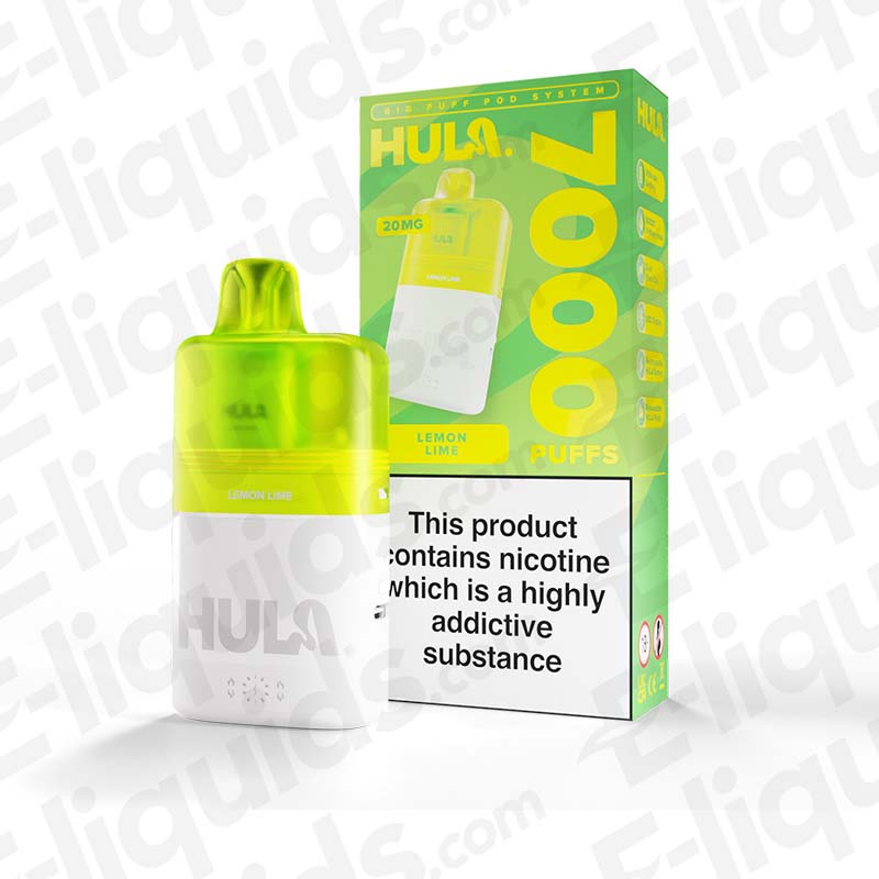 HULA 20mg Prefilled Pod Kit Lemon Lime