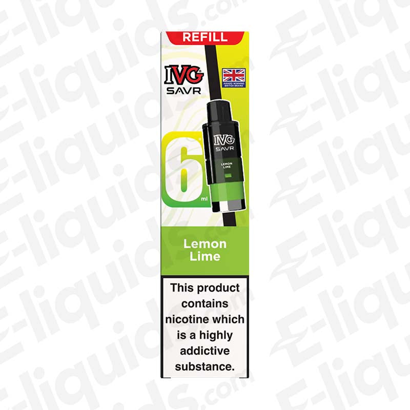 IVG SAVR Lemon Lime 20mg Prefilled Pods