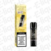 Elf Bar ELFA PRO Lemon Mint Vape Pod - Refreshing Lemon and Mint Flavor