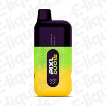 PIXL Duo Legal Big Puff Disposable Vape in Lemon Lime and Cola Lime flavors with sleek design.