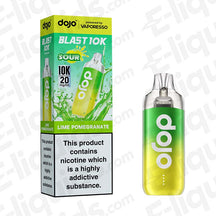 Vaporesso Dojo Blast 10K 20mg Prefilled Pod Kit Lime Pomegranate