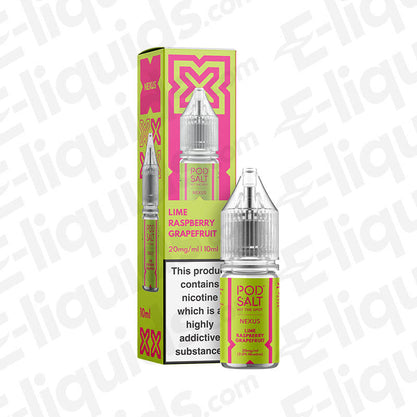 Lime Raspberry Grapefruit Nic Salt E-liquid by Pod Salt Nexus