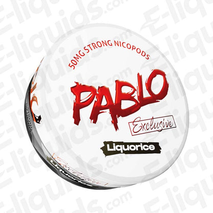 Pablo Exclusive Liquorice Flavoured 50mg Nicotine Pouches