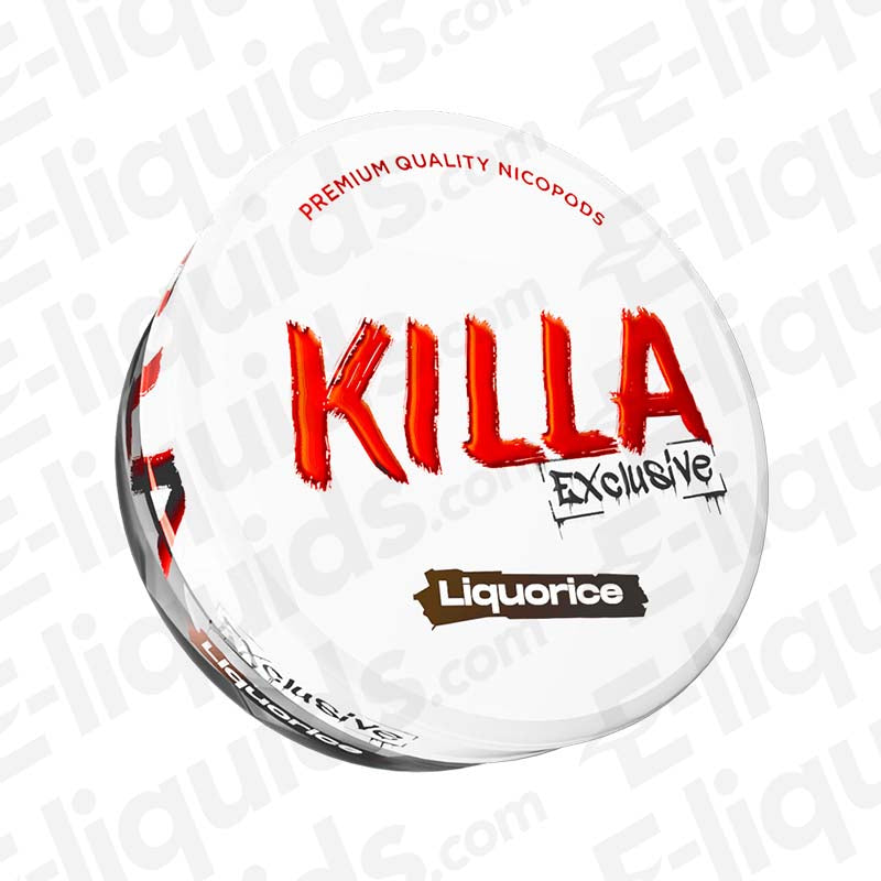 Killa Exclusive Nicotine Pouches Liquorice  16.5mg