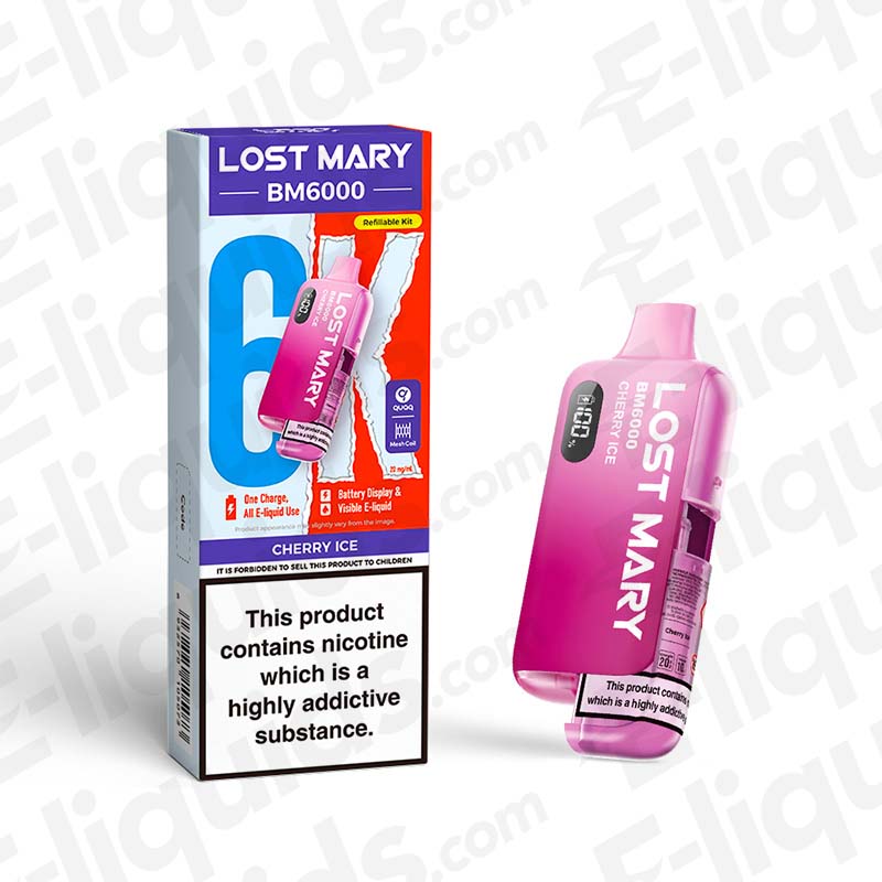 Lost Mary BM6000 Blueberry Cherry Cranberry Prefilled Pod Kit Lost Mary BM6000 Blueberry Cherry Cranberry Prefilled Pod Kit