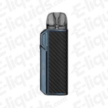Lost Vape Thelema Elite 40 Vape Pod Kit in sleek design, featuring carbon fiber texture and compact size.