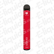 lush ice puff bar disposable vape device by vaporlinq