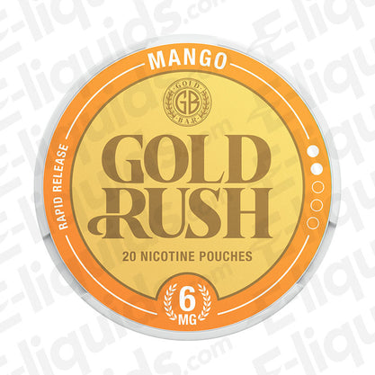 Mango Gold Rush 6mg Nicotine Pouches by Gold Bar