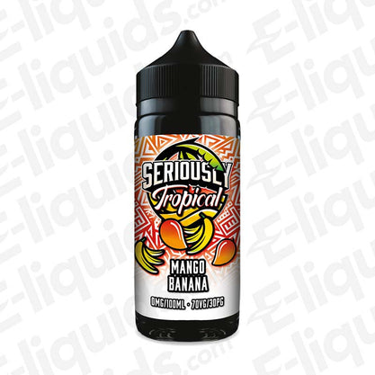 Doozy Vape Co Seriously Tropical Mango Banana 100ml Shortfill E-liquid