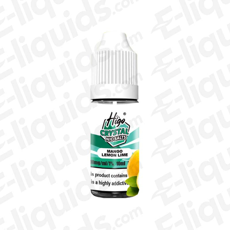 Higo Crystal Mango Lemon Lime 10mg Nic Salt E-liquid