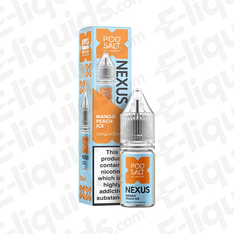 Nexus Pod Salt Mango Peach Ice 20mg Nic Salt E-liquid