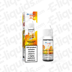 Mango Peach Pineapple Pro Max Nic Salt E-liquid by Hayati, 10mg/20mg nicotine strength, tropical flavor blend.