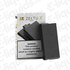 Zeltu X3 Matte Black Pod Kit with ultra-slim design, 620mAh battery, and pre-filled 2ml pods for MTL vaping.