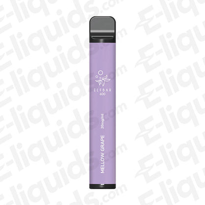 Disposable Vape Device by Elf Bar Mellow Grape 