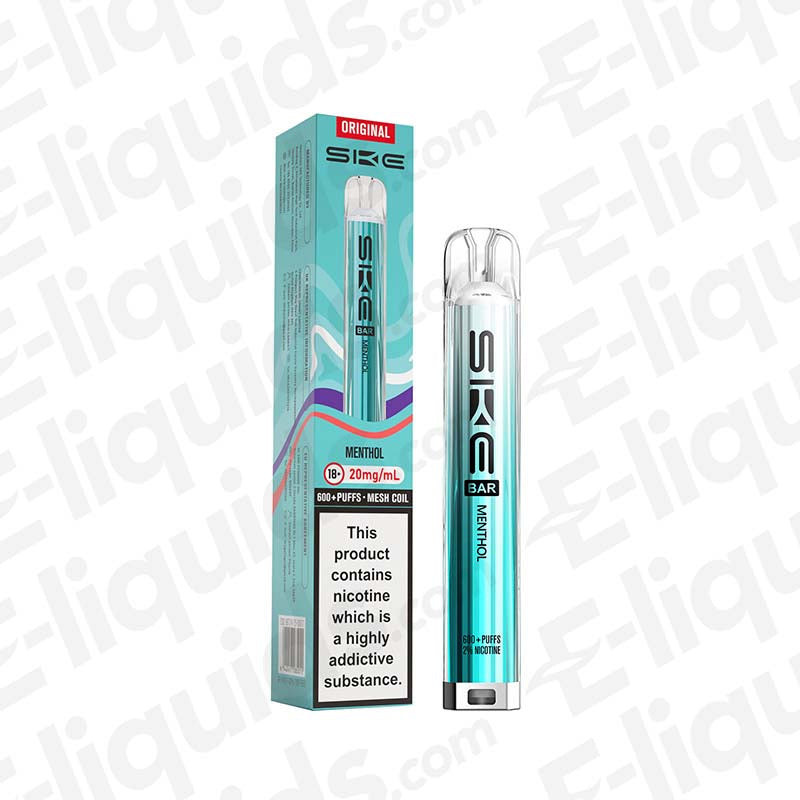 S K E Bar 600 Menthol 20 MG Vape Pod Kit