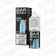 Bar Series Black Edition Menthol 20mg Nic Salt E-liquid