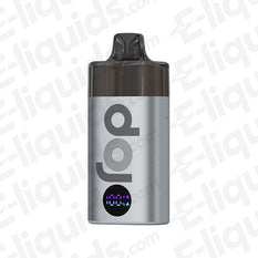 Vaporesso Dojo Blast 6000 Vape Pod Kit in silver with digital display and modern design.