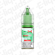 OXVA OX Passion Menthol Nic Salt nicotine salt e-liquid bottle with crisp menthol flavour in a green and white bottle.