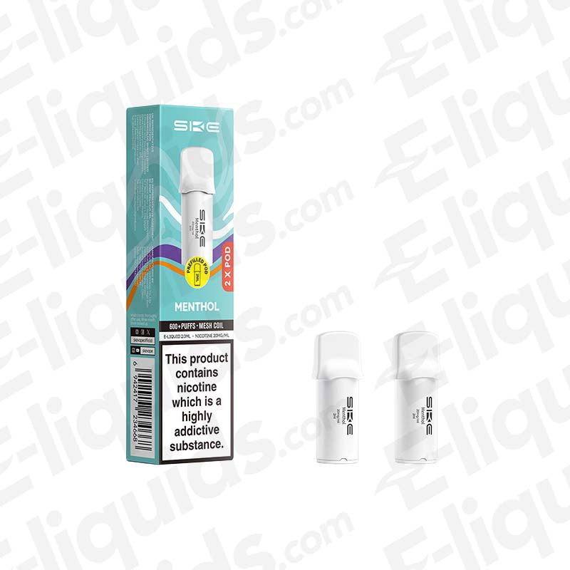 SKE 600 Pro 20mg Prefilled Pods Menthol