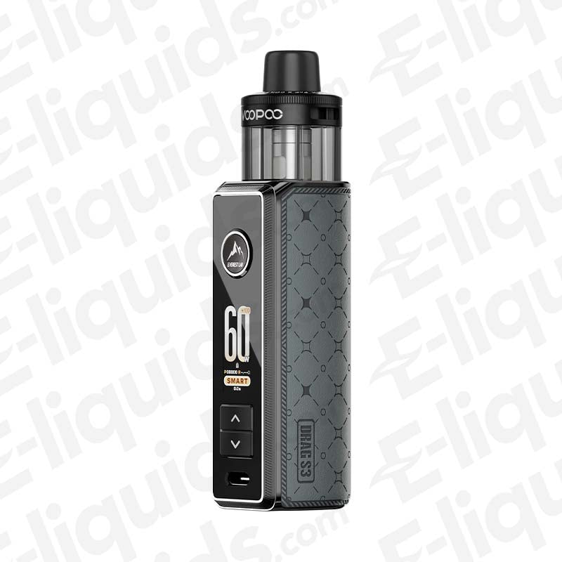 Voopoo Drag S3 Vape Kit Metal Gray