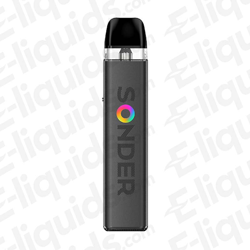 Geekvape Sonder Q2 Pod Kit in sleek design with colorful logo, perfect for MTL and RDL vaping styles.