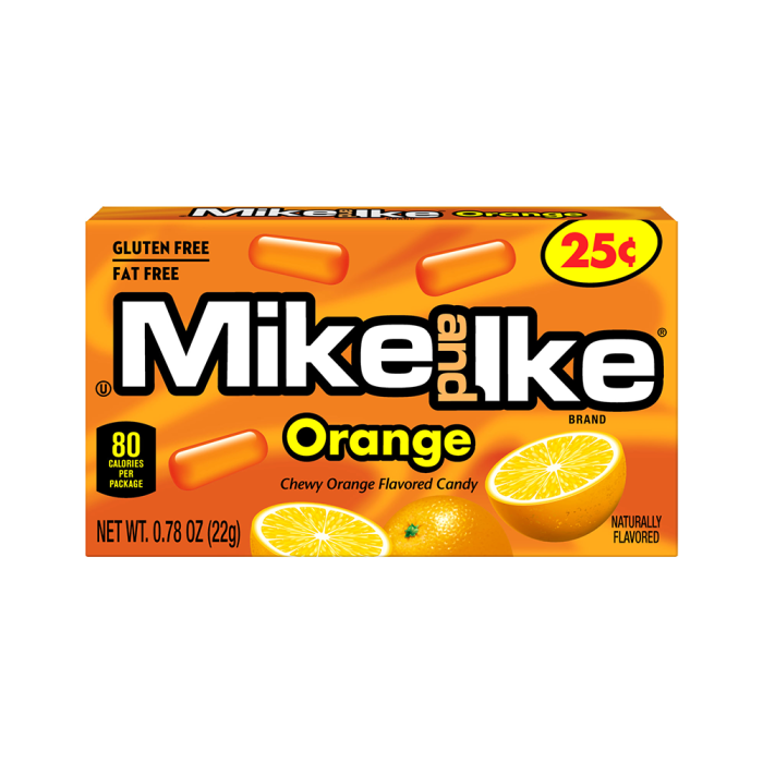 Mike & Ike Chgmkr Orange 22g