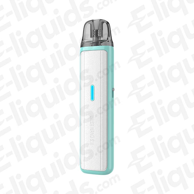 Lost Vape Ursa Nano S 2 Vape Pod Kit in mint and silver, featuring a sleek design and compact size for easy portability.